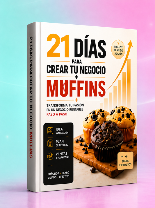 Libro Emprendimiento de Muffins +5 BONOS GRATIS